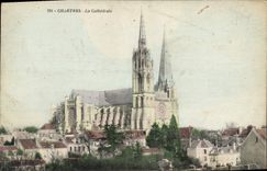 CPA Chartres la Cathedrale 