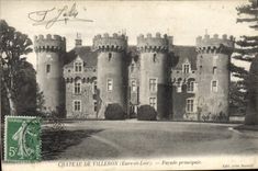 CPA Chateau de Villebon Eure et Loir Facade Principale 