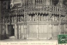 CPA Chartres la Cathedrale Pourtour du Choeur XVI siecle 