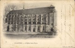 CPA Chartres l'Eglise Saint Pierre 