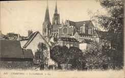 CPA Chartres La Cathedrale 