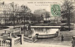 CPA Dijon Jardins de la Place Darcy 