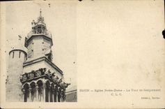 CPA Dijon Eglise Notre Dame La Tour de Jacquemard 