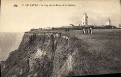 CPA Le Havre Le Cap de la Heve et la Falaise 