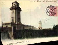 CPA Le Havre Les Phares de la Heve 