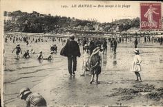 CPA Le Havre Bon temps a la plage 