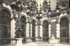 CPA La Benedictine a Fecamp Facade de la Salle des Abbes 