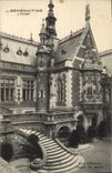 CPA La Benedictine a Fecamp Cour d'Honneur facade du Musee 