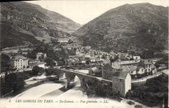 CPA Les Gorges du Tarn Ste Enimie Vue generale 