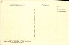 CPA Les Gorges du Tarn Panorama du Rozier et les Rochers du Causse Mejean