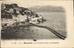 CPA Marseille La Corniche Anse du Prophete 
