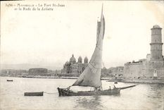 CPA Marseille Le Fort St Jean et la Rade de la Joliette 