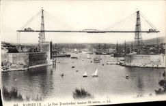CPA Marseille Le Pont Transbordeur hauteur 80 metres 