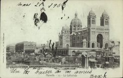 CPA Marseille La Cathedrale 