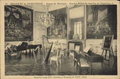 CPA Chateau de Compiegne Salon de Musique ancien salon de famille de Napoleon Ier 