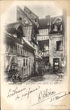 CPA Compiegne Cour d'une Vieille Maison Rue Solferino 