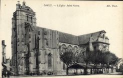 CPA Dreux L'Eglise Saint Pierre 