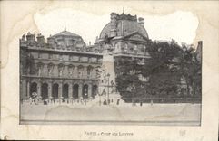 CPA Paris Cour du Louvre 