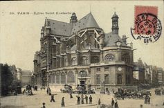 CPA Paris Eglise Saint Eustache 