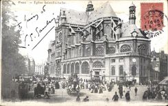 CPA Paris Eglise Saint Eustache 