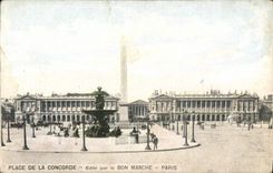 CPA Place de la Concorde Edite par le Bon Marche Paris 