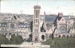 CPA St Germain l'Auxerrois Edite par le Bon Marche Paris 