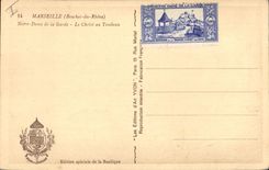 CPA Marseille Bouches du Rhone Notre Dame de la Garde Le Christ au Tombeau 