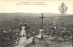 CPA Marseille N D de la Garde La Ville Neuve et la Vallee de l'Huveaune 
