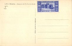 CPA Marseille Souvenir de N D de la Garde 