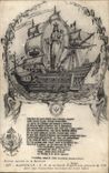 CPA Marseille N D de la Garde d'apres une gravure de 1520 avec une traduction ancienne du texte lati