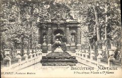 CPA Paris Fontaine Medicis Biscuiterie Nantaise