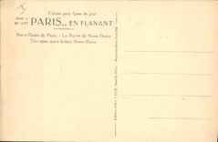 CPA Paris En Flanant Notre Dame de Paris Le Parvis de Notre Dame 
