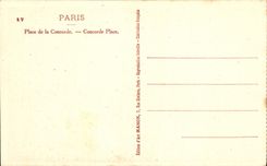 CPA Paris Place de la Concorde 