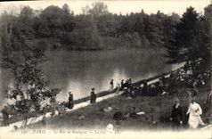 CPA Paris Le Bois de Boulogne Le Lac 