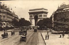 CPA Paris l'Avenue du Bois de Boulogne de Triomphe 