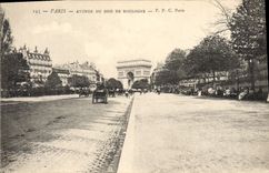 CPA Paris Avenue du Bois de Boulogne 