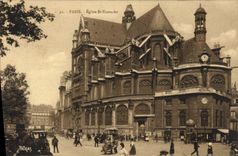 CPA Paris Eglise St Eustache 