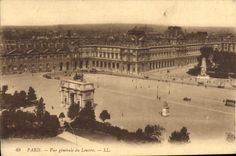 CPA Paris Vue generale du Louvre 