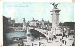 CPA Paris Le Pont Alexandre III 