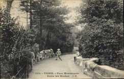 CPA Paris Parc Montsouris Entre les Roches 
