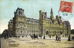 CPA Paris l'Hotel de Ville 