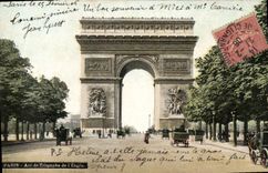 CPA Paris Arc de Triomphe de l'Etoile 