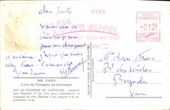 CPA Paris L'Arc de Triomphe du Carrousel 