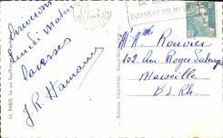 CPA Paris La rue Soufflot et le Pantheon