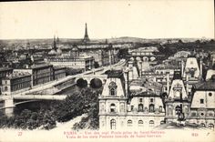 CPA Paris Vue des sept Ponts prise de Saint Garvais 