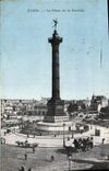 CPA Paris La Place de la Bastille 
