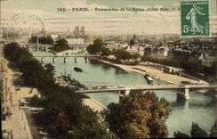 CPA Paris Panorama de la Seine Cote Est 
