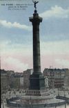 CPA Paris Colonne de Julliet place de la Bastille 