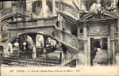 CPA Paris Le Jube de l'Eglise Saint Etienne du Mont 