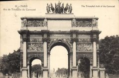 CPA Paris Arc de Triomphe du Carrousel 
